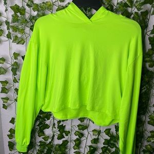 denny’s lime cropped hood